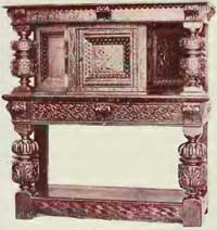 Elizabethan Furniture Court Cupboard